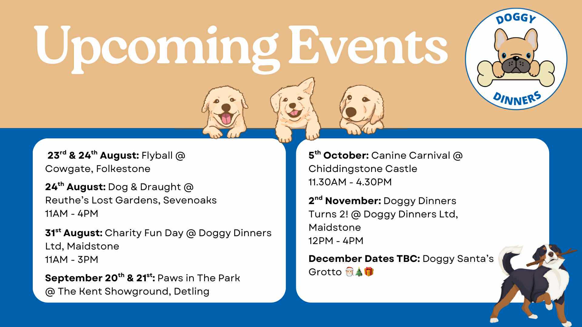 Upcoming events