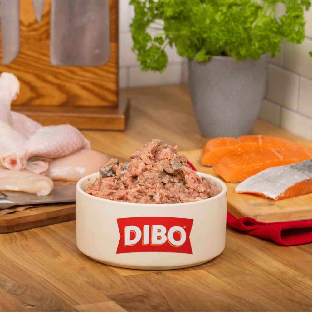 20 Box - Chicken & Salmon Mix 80/10/10 Chubb
